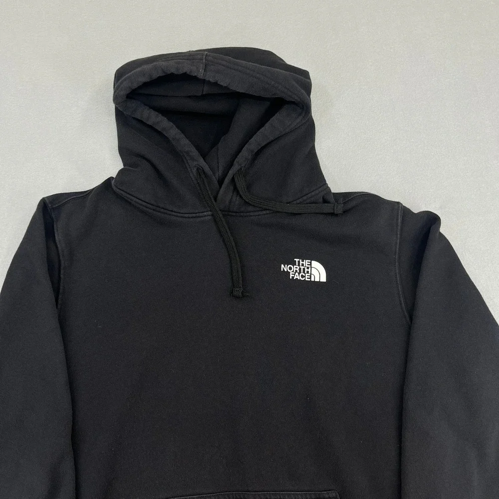 The North Face Mens Red Box Pullover Hoodie Black XL Never Stop‎ Exploring Logo